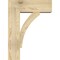 Ekena Millwork Thorton Block Rough Sawn Bracket w/ Offset Brace, Douglas Fir, 8"W x 22"D x 30"H BKT0806X22X30THR05RDF - alternate 4